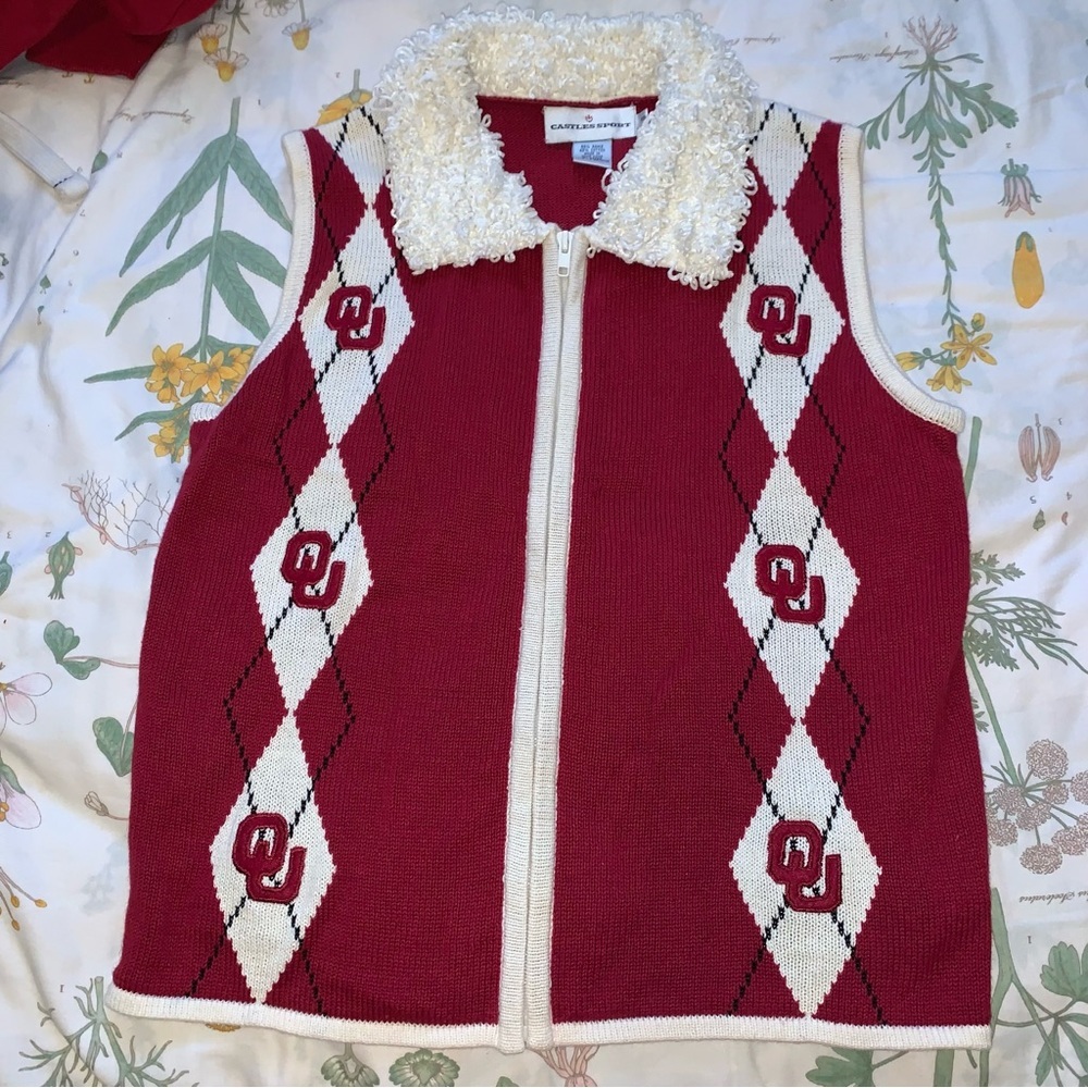 OU SOONER CHRISTMAS VEST